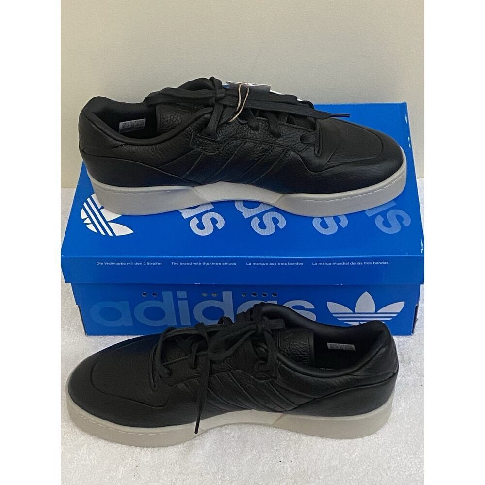 adidas Men’s Rivalry Lux Low Athletic Shoes Size‎ 11.5 Black White Activewear - Picture 3 of 5